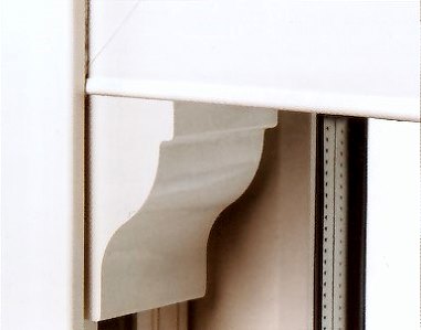 Traditionally styled sash horn mouldings